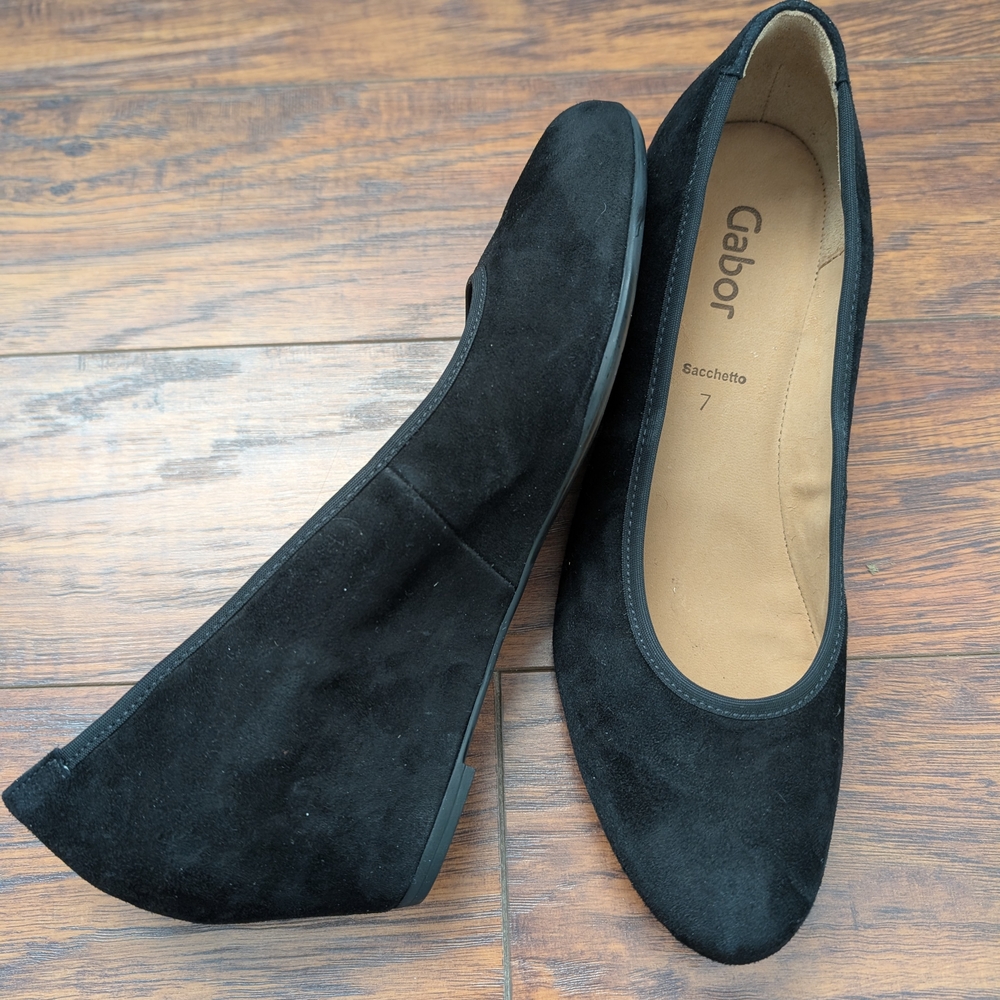 BRAND NEW Gabor Women's Black Suede Shoes